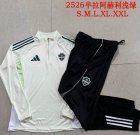 2025-2026 Ahli club beige navy soccer uniforms with Long Trousers B25124