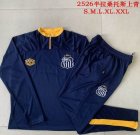 2025-2026 Santos club blue soccer uniforms with Long Trousers B25101