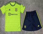 2022-2023 Manchester United club green soccer jerseys away