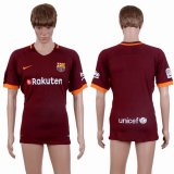 2017-2018 Barcelona club thailand version red soccer jersey away