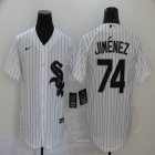 Chicago White Sox #74 Eloy Jimenez white majestic baseball jersey