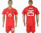 2018 World Cup Spain #25 REINA red goalkeeper soccer jersey