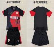 2025-2026 Athletic Bilbao club red black kid soccer jerseys Special version