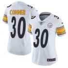 Women Nike Steelers #30 James Conner white Color Rush Limited Jersey