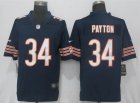 Nike Chicago Bears #34 Walter Payton dark blue Color Rush Limited Jerseys(1)