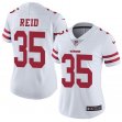 Women 49ers #35 Eric Reid nike white Color Rush Limited Jersey