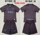 2025-2026 Napoli club purple kid soccer jerseys second away