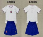 2025-2026 Lyon Commemorative Edition white blue kid soccer jerseys