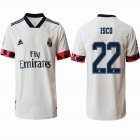 2020-2021 Real Madrid Thailand version #22 ISCO white soccer jerseys home