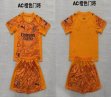 2025-2026 AC Milan club orange kid goalkeeper soccer jerseys
