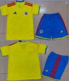 2026-2027 Colombia team yellow blue soccer jerseys home