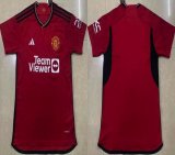 2023-2024 Manchester United club thailand version red soccer jerseys home