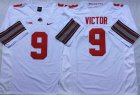 Nike Ohio State Buckeyes Binjimen Victor #9 White College Football Jersey