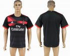 2017-2018 AC milan Thailand version black soccer jersey away