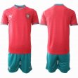 2026 World cup Portugal team red green soccer jerseys home