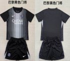 2025-22025-2026 Paris Saint-Germain club black kid goalkeeper soccer jerseys