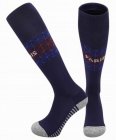 2025-2026 Paris Saint-Germain club navy soccer socks home