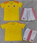 2026-2027 Colombia team yellow blue soccer uniforms home