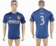 2017-2018 LA Galaxy club COLE #3 thailand version blue soccer jerseys away