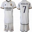2023-2024 Real Madrid club #7 RONALDO white soccer jerseys home