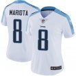 Women Tennessee Titans #8 Marcus Mariota Nike white Color Rush Limited Jersey