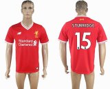 2017-2018 Liverpool Thailand version #15 STURRIDGE red soccer jersey home