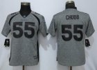 Women Nike Denver Broncos 55 Chubb Gray 2019 Vapor Untouchable Stitched Gridiron Gray Limited