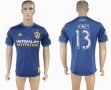 2017-2018 LA Galaxy club JONES #13 thailand version blue soccer jerseys away