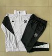 2025-2026 Chelsea white black kid Soccer jackets with Long Trousers E25146