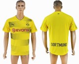 2017-2018 Dortmund thailand version yellow soccer jersey home