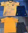 2025-2026 Roma club yellow blue soccer jerseys away