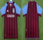 2021-2022 Aston Villa club thailand version red skyblue soccer jersey home