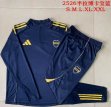2025-2026 Boca club blue soccer uniforms with Long Trousers B25108