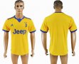 2017-2018 Juventus FC thailand version Yellow soccer jersey away