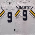Michigan Wolverines #9 J.J. McCarthy White College NCAA Jersey