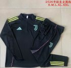 2025-2026 Juventus Club black soccer uniforms with Long Trousers B2557