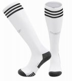 2025-2026 Real Madrid club white soccer socks home