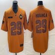 San Francisco 49ers #29 Talanoa Hufanga 2023 Brown Salute To Service Limited Jerseys