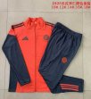 2025-2026 Bayern Munich orange blue kid Soccer jackets with Long Trousers E25141