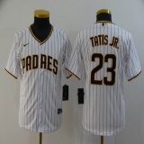 Youth nike San Diego Padres #23 Fernando Tatis Jr white majestic baseball-BD