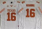 Texas Longhorns #16 Arch Manning white college football jerseys