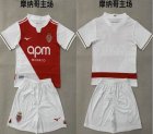 2025-2026 Monaco club red white soccer jerseys home