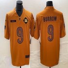 Cincinnati Bengals #9 Joe Burrow 2023 Brown Salute to Service Limited Jersey -BD