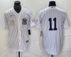 Nike New York Yankees #11 Anthony Volpe white MLB baseball Jersey Joint name -BD 04