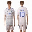 2016-2017 Bosnia and Herzegovina tean PJANIC #10 white soccer jersey away