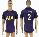 2017-2018 Tottenham Hotspur Thailand version #2 WALKER blue soccer jersey away