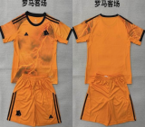 2025-2026 Roma club orange soccer jerseys away