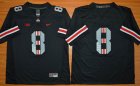 Ohio State Buckeyes #8th Black Champion Edition Limited Stitched NCAA Jersey