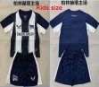 2025-2026 Hertha BSC club navy white kid soccer jerseys home