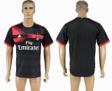 2017-2018 AC milan Thailand version black soccer jersey away